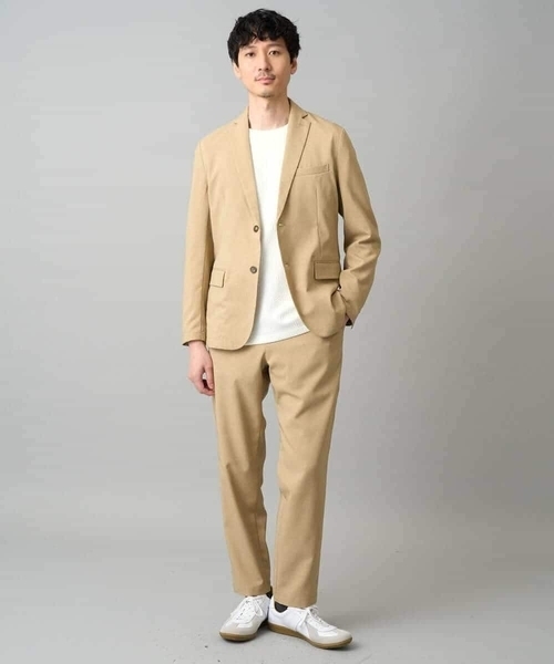 a.v.v（アーヴェヴェ）の「【イージーケア/洗濯機で洗える/毛玉になりにくい/ストレッチ】アムンゼンストレッチセミルーズパンツ（その他パンツ・メンズ・ベージュ/ネイビー・48/46/50）」の15枚目の写真