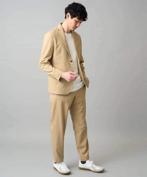 a.v.v（アーヴェヴェ）の「【イージーケア/洗濯機で洗える/毛玉になりにくい/ストレッチ】アムンゼンストレッチセミルーズパンツ（その他パンツ・メンズ・ベージュ/ネイビー・48/46/50）」の16枚目の写真