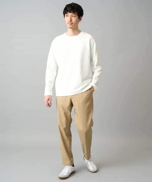 a.v.v（アーヴェヴェ）の「【イージーケア/洗濯機で洗える/毛玉になりにくい/ストレッチ】アムンゼンストレッチセミルーズパンツ（その他パンツ・メンズ・ベージュ/ネイビー・48/46/50）」の17枚目の写真