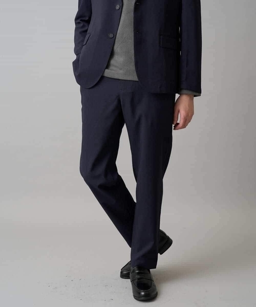 a.v.v（アーヴェヴェ）の「【イージーケア/洗濯機で洗える/毛玉になりにくい/ストレッチ】アムンゼンストレッチセミルーズパンツ（その他パンツ・メンズ・ベージュ/ネイビー・48/46/50）」の20枚目の写真