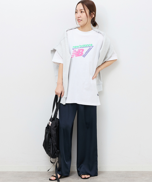 NEW BALANCE（ニューバランス）の「《WEB限定》【NEW BALANCE/ニューバランス】トライロゴTシャツ（Tシャツ/カットソー・レディース・ホワイト・SMALL）」の21枚目の写真
