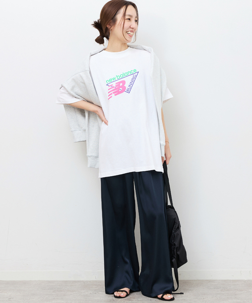 NEW BALANCE（ニューバランス）の「《WEB限定》【NEW BALANCE/ニューバランス】トライロゴTシャツ（Tシャツ/カットソー・レディース・ホワイト・SMALL）」の20枚目の写真