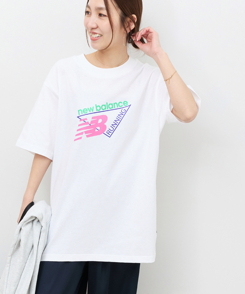 NEW BALANCE（ニューバランス）の「《WEB限定》【NEW BALANCE/ニューバランス】トライロゴTシャツ（Tシャツ/カットソー・レディース・ホワイト・SMALL）」の16枚目の写真
