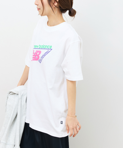 NEW BALANCE（ニューバランス）の「《WEB限定》【NEW BALANCE/ニューバランス】トライロゴTシャツ（Tシャツ/カットソー・レディース・ホワイト・SMALL）」の15枚目の写真
