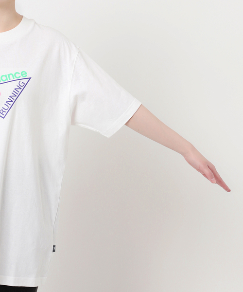 NEW BALANCE（ニューバランス）の「《WEB限定》【NEW BALANCE/ニューバランス】トライロゴTシャツ（Tシャツ/カットソー・レディース・ホワイト・SMALL）」の6枚目の写真