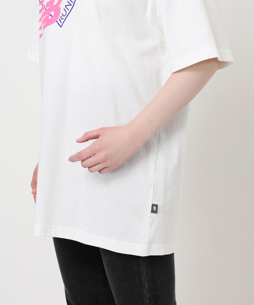 NEW BALANCE（ニューバランス）の「《WEB限定》【NEW BALANCE/ニューバランス】トライロゴTシャツ（Tシャツ/カットソー・レディース・ホワイト・SMALL）」の5枚目の写真