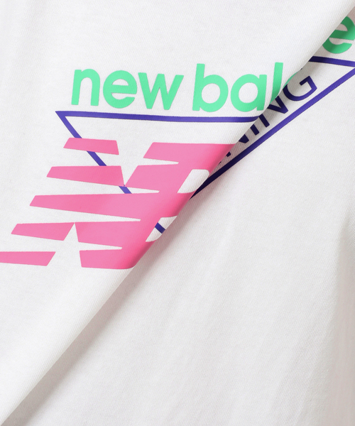 NEW BALANCE（ニューバランス）の「《WEB限定》【NEW BALANCE/ニューバランス】トライロゴTシャツ（Tシャツ/カットソー・レディース・ホワイト・SMALL）」の2枚目の写真