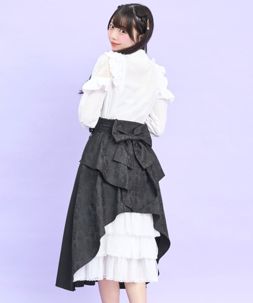 Secret Honey(シークレットハニー)の「バッスルミディスカート(スカート・レディース・ブラック系その他/ブラック・MEDIUM)」の1枚目の写真