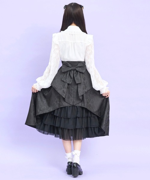 Secret Honey(シークレットハニー)の「バッスルミディスカート(スカート・レディース・ブラック系その他/ブラック・MEDIUM)」の8枚目の写真