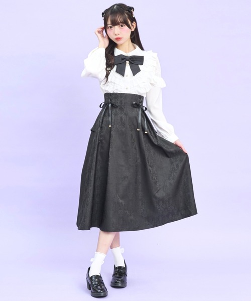 Secret Honey(シークレットハニー)の「バッスルミディスカート(スカート・レディース・ブラック系その他/ブラック・MEDIUM)」の3枚目の写真
