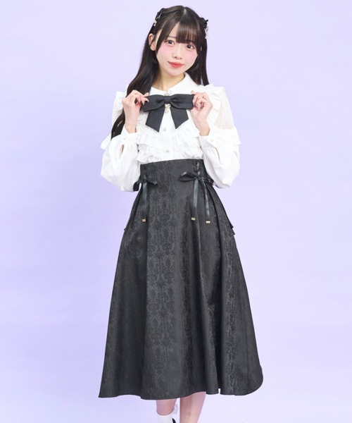 Secret Honey(シークレットハニー)の「バッスルミディスカート(スカート・レディース・ブラック系その他/ブラック・MEDIUM)」の4枚目の写真
