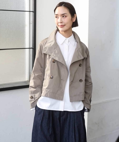 MICHEL KLEIN(ミッシェル・クラン)の「ハイパワーストレッチ ブロードシャツ(シャツ/ブラウス・レディース・ホワイト・38)」の4枚目の写真