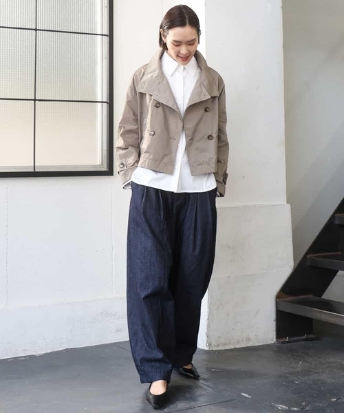 MICHEL KLEIN(ミッシェル・クラン)の「ハイパワーストレッチ ブロードシャツ(シャツ/ブラウス・レディース・ホワイト・38)」の5枚目の写真