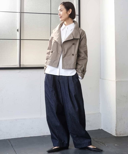 MICHEL KLEIN(ミッシェル・クラン)の「ハイパワーストレッチ ブロードシャツ(シャツ/ブラウス・レディース・ホワイト・38)」の6枚目の写真