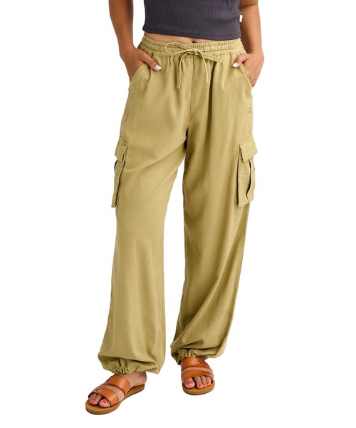 BILLABONG(ビラボン)の「BILLABONG ウィメンズ CARGO LONG PANTS ロングパンツ 【2026年春夏モデル】(その他パンツ・レディース・オフホワイト/ナチュラル/ライトブルー/マスタード・LARGE/MEDIUM)」の2枚目の写真