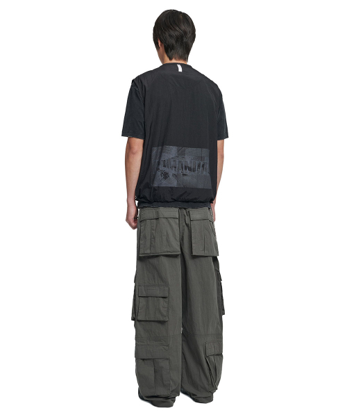 NOMANUAL（NOMANUAL）の「GRAPHIC NYLON VEST - BLACK（ベスト・レディース・その他・MEDIUM/LARGE/SMALL）」の5枚目の写真