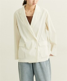 nissen | シアーテーラードジャケット【ウォッシャブル】(カバーオール)