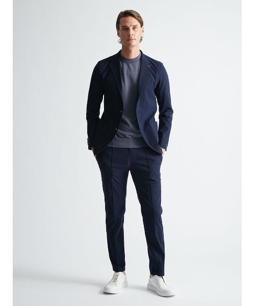 AOURE(アウール)の「MALPENSA AIR SETUP PANTS(スラックス・メンズ・ネイビー/ライトグレー/ミント・MEDIUM/SMALL/X-LARGE/LARGE)」の6枚目の写真