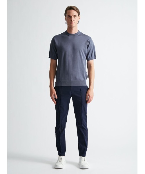 AOURE(アウール)の「MALPENSA AIR SETUP PANTS(スラックス・メンズ・ネイビー/ライトグレー/ミント・MEDIUM/SMALL/X-LARGE/LARGE)」の10枚目の写真