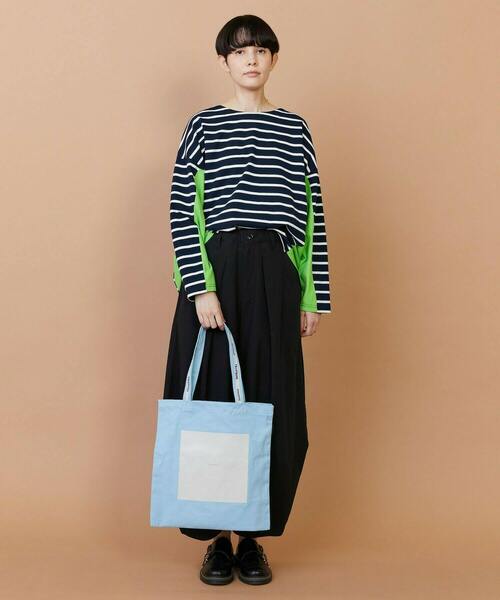 FRAPBOIS（フラボア）の「ロゴトート（トートバッグ・レディース・サックスブルー/パープル/ネイビー・FREE）」の4枚目の写真