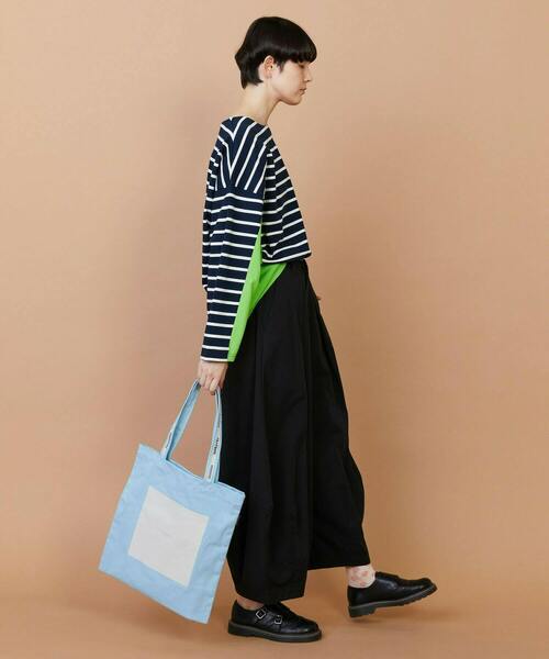 FRAPBOIS（フラボア）の「ロゴトート（トートバッグ・レディース・サックスブルー/パープル/ネイビー・FREE）」の5枚目の写真