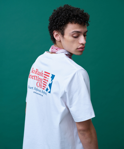 MENASOO(ミナス)の「Sorona No Rush T Shirt (Basic Fit)(Tシャツ/カットソー・レディース・オレンジ/ホワイト/ブラック・S/2XL/L)」の17枚目の写真