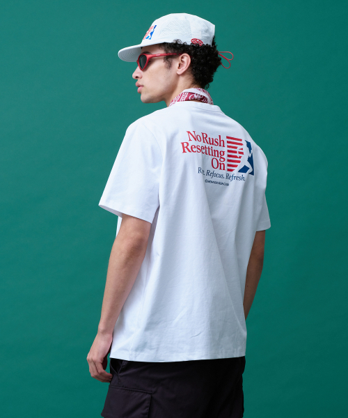 MENASOO(ミナス)の「Sorona No Rush T Shirt (Basic Fit)(Tシャツ/カットソー・レディース・オレンジ/ホワイト/ブラック・S/2XL/L)」の9枚目の写真