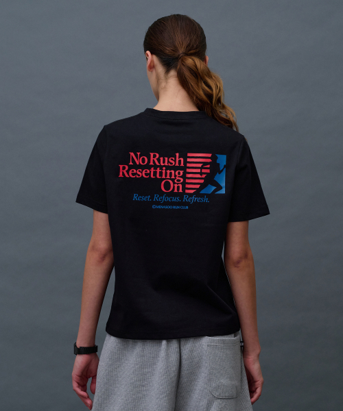 MENASOO(ミナス)の「Sorona No Rush T Shirt (Basic Fit)(Tシャツ/カットソー・レディース・オレンジ/ホワイト/ブラック・S/2XL/L)」の7枚目の写真