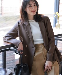 ANY SIS（エニィスィス）の「シアーメッシュ ダブルジャケット（テーラードジャケット）」