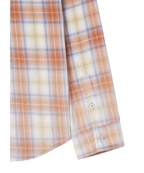 Guess（ゲス）の「MEN'S Woven L/Slv Shirt 長袖シャツ（シャツ/ブラウス・メンズ・ネイビー/オレンジ・MEDIUM/LARGE/X-LARGE/ONE SIZE）」の10枚目の写真