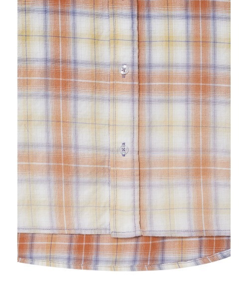 Guess（ゲス）の「MEN'S Woven L/Slv Shirt 長袖シャツ（シャツ/ブラウス・メンズ・ネイビー/オレンジ・MEDIUM/LARGE/X-LARGE/ONE SIZE）」の11枚目の写真
