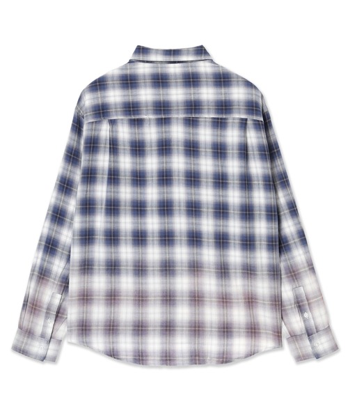Guess（ゲス）の「MEN'S Woven L/Slv Shirt 長袖シャツ（シャツ/ブラウス・メンズ・ネイビー/オレンジ・MEDIUM/LARGE/X-LARGE/ONE SIZE）」の3枚目の写真