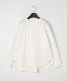 Gabardine K.T（ギャバジンケーティー）の「プレーティング天竺 袖カフスカットソー（Tシャツ/カットソー）」