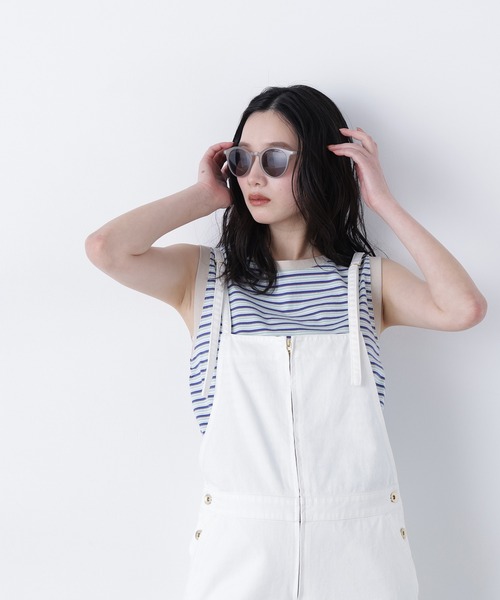N.（N. Natural Beauty Basic）（エヌエヌナチュラルビューティーベーシック）の「【STAR＆STRIPE】ノースリーブボーダーカットソー（タンクトップ・レディース・ブルー系その他2/ブラウン系その他/ピンク系その他2・FREE）」の16枚目の写真