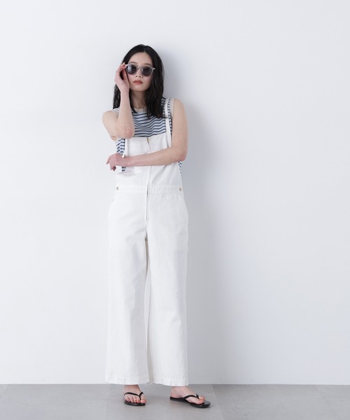 N.（N. Natural Beauty Basic）（エヌエヌナチュラルビューティーベーシック）の「【STAR＆STRIPE】ノースリーブボーダーカットソー（タンクトップ・レディース・ブルー系その他2/ブラウン系その他/ピンク系その他2・FREE）」の17枚目の写真