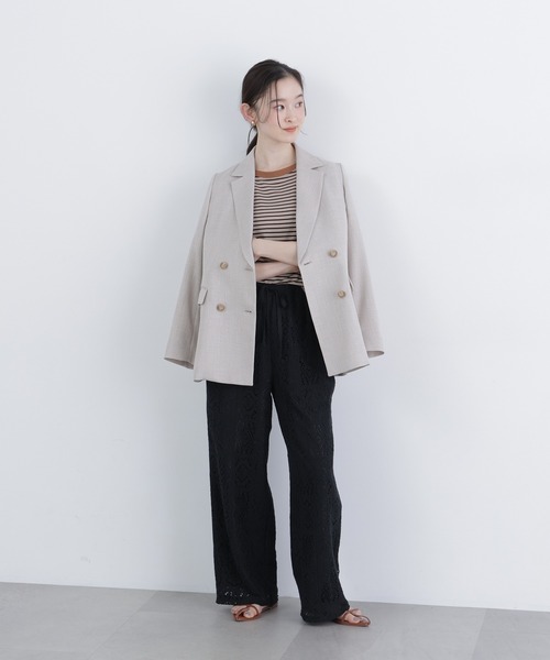 N.（N. Natural Beauty Basic）（エヌエヌナチュラルビューティーベーシック）の「【STAR＆STRIPE】ノースリーブボーダーカットソー（タンクトップ・レディース・ブルー系その他2/ブラウン系その他/ピンク系その他2・FREE）」の11枚目の写真