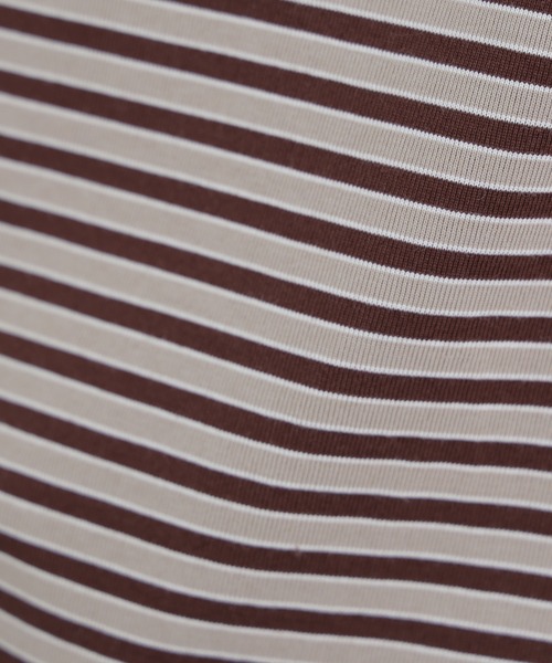 N.（N. Natural Beauty Basic）（エヌエヌナチュラルビューティーベーシック）の「【STAR＆STRIPE】ノースリーブボーダーカットソー（タンクトップ・レディース・ブルー系その他2/ブラウン系その他/ピンク系その他2・FREE）」の12枚目の写真