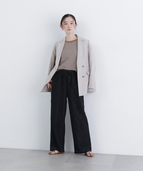 N.（N. Natural Beauty Basic）（エヌエヌナチュラルビューティーベーシック）の「【STAR＆STRIPE】ノースリーブボーダーカットソー（タンクトップ・レディース・ブルー系その他2/ブラウン系その他/ピンク系その他2・FREE）」の9枚目の写真