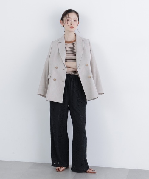 N.（N. Natural Beauty Basic）（エヌエヌナチュラルビューティーベーシック）の「【STAR＆STRIPE】ノースリーブボーダーカットソー（タンクトップ・レディース・ブルー系その他2/ブラウン系その他/ピンク系その他2・FREE）」の10枚目の写真