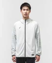 ASICS（アシックス）の「アシックス ASICS ヒートシールドサマーニットフーディー（ナイロンジャケット）」