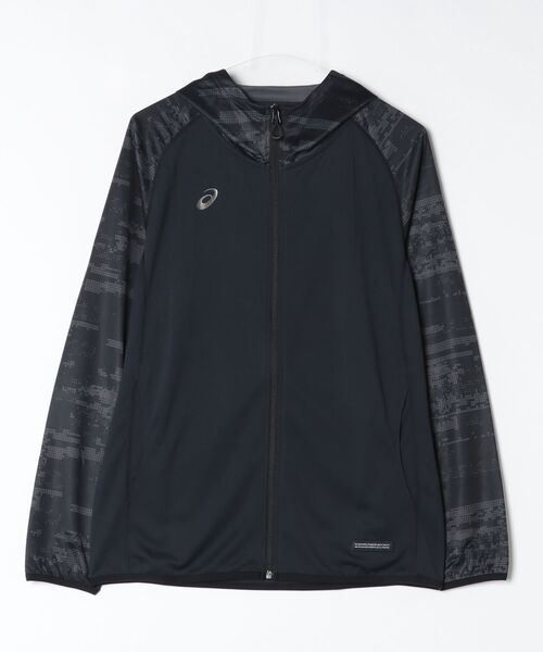ASICS（アシックス）の「アシックス ASICS ヒートシールドサマーニットフーディー（ナイロンジャケット・メンズ・ブラック/ホワイト・L/LL/M）」の10枚目の写真