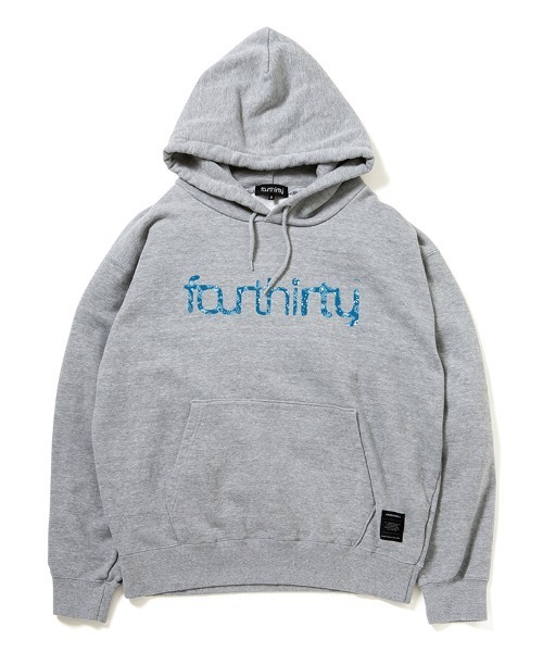 430（フォーサーティ）の「mpa4087- PZ LOGO ICON P-O PARKA パーカー(26-122)（パーカー・メンズ・ネイビー/ブルー/グレー/サックスブルー/ブラック/ホワイト/イエロー・3/2/1/0）」の3枚目の写真