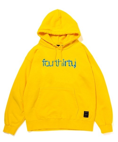 430（フォーサーティ）の「mpa4087- PZ LOGO ICON P-O PARKA パーカー(26-122)（パーカー・メンズ・ネイビー/ブルー/グレー/サックスブルー/ブラック/ホワイト/イエロー・3/2/1/0）」の7枚目の写真