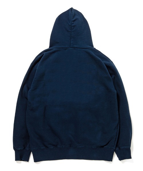 430（フォーサーティ）の「mpa4087- PZ LOGO ICON P-O PARKA パーカー(26-122)（パーカー・メンズ・ネイビー/ブルー/グレー/サックスブルー/ブラック/ホワイト/イエロー・3/2/1/0）」の14枚目の写真