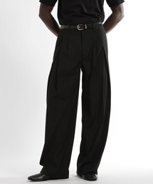 HARE（ハレ）の「【SET UP対応 接触冷感】ディープタックワイドストレートトラウザー(HARE)（スラックス）」