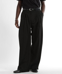 HARE | 【SET UP対応 接触冷感】ディープタックワイドストレートトラウザー(HARE)(スラックス)