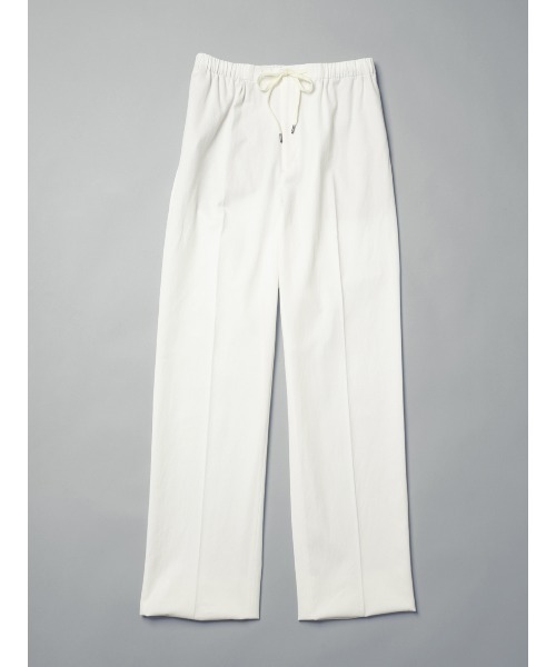 SUIT SQUARE(スーツスクエア)の「GOOVI/イージーパンツ/リヨセルコットンチノクロス/無地(スーツパンツ・メンズ・ベージュ/ブラック/ホワイト・1/2/3)」の2枚目の写真