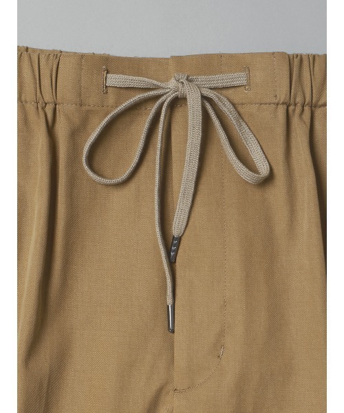 SUIT SQUARE(スーツスクエア)の「GOOVI/イージーパンツ/リヨセルコットンチノクロス/無地(スーツパンツ・メンズ・ベージュ/ブラック/ホワイト・1/2/3)」の9枚目の写真