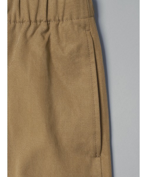 SUIT SQUARE(スーツスクエア)の「GOOVI/イージーパンツ/リヨセルコットンチノクロス/無地(スーツパンツ・メンズ・ベージュ/ブラック/ホワイト・1/2/3)」の7枚目の写真