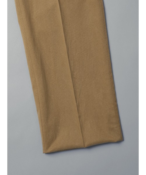 SUIT SQUARE(スーツスクエア)の「GOOVI/イージーパンツ/リヨセルコットンチノクロス/無地(スーツパンツ・メンズ・ベージュ/ブラック/ホワイト・1/2/3)」の5枚目の写真